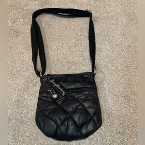Like New Juicy Couture Small Black Quilted Crossbody Bag